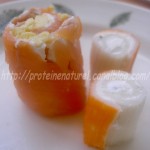 Makis de saumon et surimis sans riz