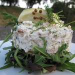 Rillettes de sardines sur un lit de roquette – de Saveursetfantaisies