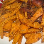 Frites de courge butternut