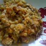 Lentilles de corail potiron