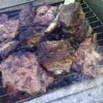 Boeuf bouilli au barbecue