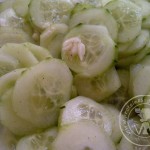 Salade de concombre bien de chez nous