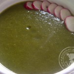 Velouté aux fanes de radis