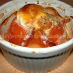 Oeuf cocotte dans sa tomate