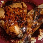 Poulet grillé caramélisé au vinaigre balsamique