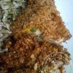 Poulet façon milanaise au four