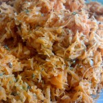 Salade de carotte à la vinaigrette à l’orange