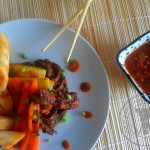 Gungjung Tteokbokki: Gâteaux de riz sautés au boeuf et aux légumes