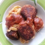 Polpettes calabraises: boulettes de viande italiennes (et sa sauce tomate maison… aux champignons)