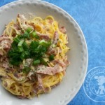 Pâtes à la carbonara {sans gluten}