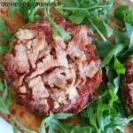 Courgette façon pizza et sa sauce de tomates rôties {sans gluten}