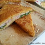 Pain perdu façon croque-monsieur… au basilic {sans gluten} simple mais bon!