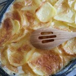Gratin dauphinois {sans lactose, sans fromage}