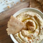 Houmous et pita {sans gluten}