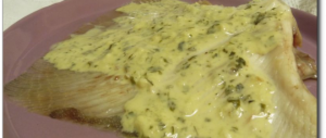 Aile de raie sauce citronnée – de JuJuBe