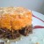 Parmentier de patate douce sur un effiloché de boeuf à la framboise