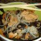 Nouilles sautées au poulet et petits légumes