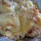 Tarte flambée gratinée sur baguette