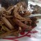 Effiloché de boeuf à la framboise