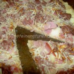 Pizza jambon/viande hachée