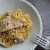 Salade de spaghetti… au foie gras mi-cuit