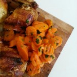 Coquelets rôtis au balsamique et ses carottes Vichy