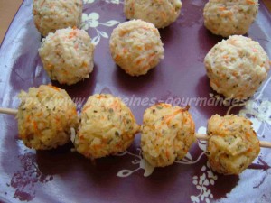 boulettes de crabe chaudes et froides