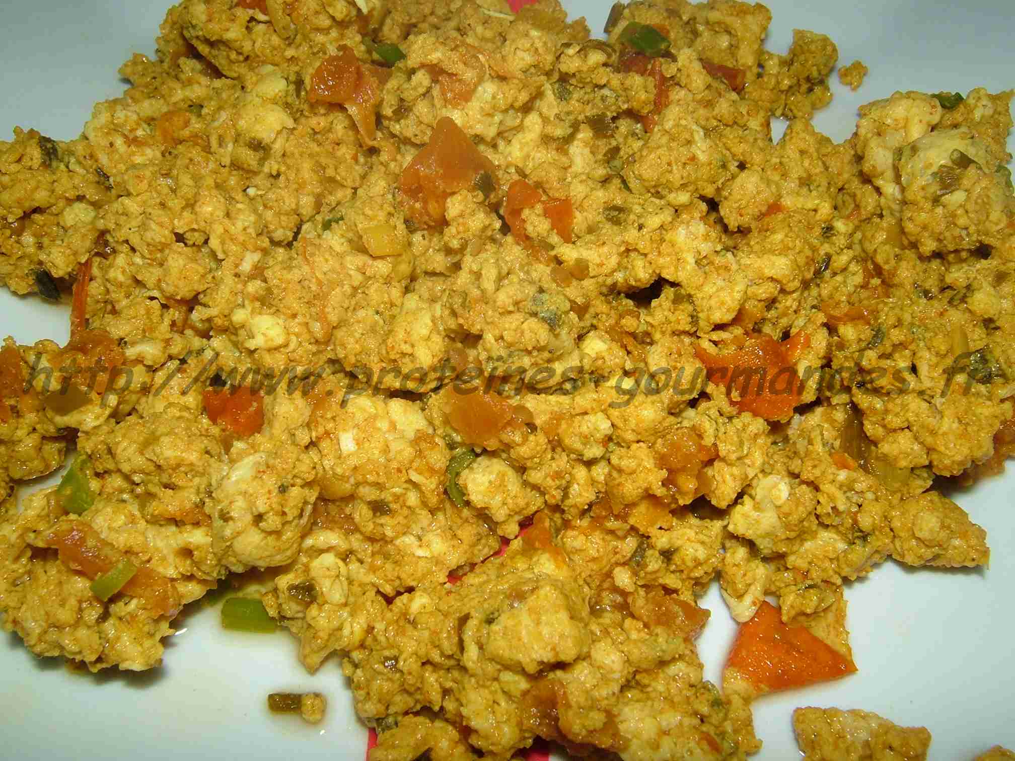 rougail oeuf