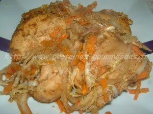 poulet au chou chinois