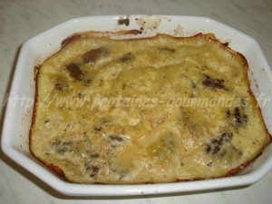 Gratin de steack haché