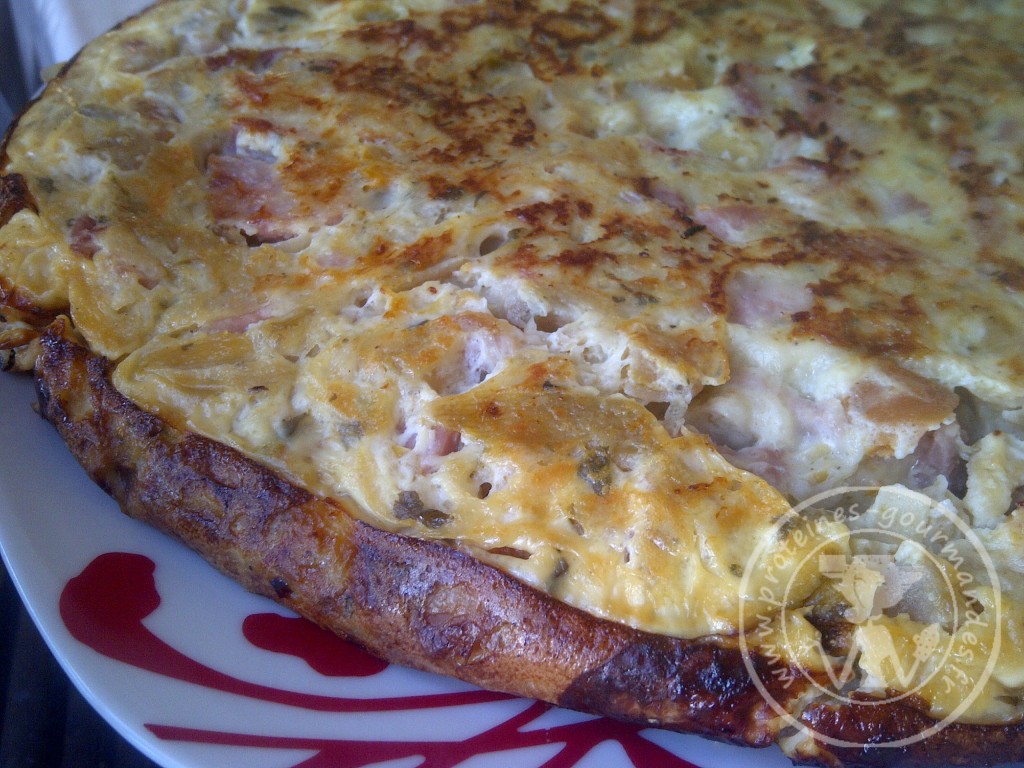 » Quiche sans pâte, cuisson à la poêle Protéines-Gourmandes